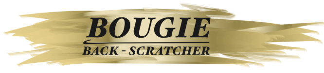 Gold Dipped Bougie Back Scratcher - Buttery relief for all LOGO